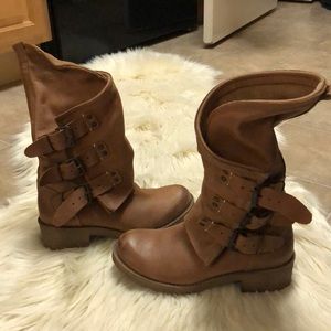 Leather Motorcycle Boots!